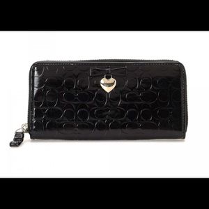 ❤️Amazing condition!!! Coach patten leather wallet